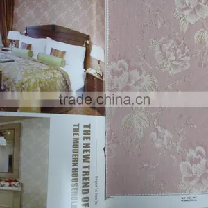 Textile Wall Cloth Made of Jacquard Polyester thumbnail-2