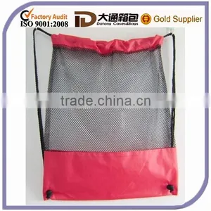 Nylon Mesh Sports Drawstring Small Bag Backpack Shoulder Bag thumbnail-1