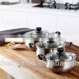 LFGB Food Grade Cookware Pan Stainless Steel European Sauce Pot thumbnail-6