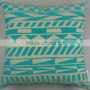 Geometry Printed Decorative Seat Cushion thumbnail-1