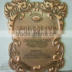 3d/2d Embossed Curved Wine Tin Vintage Metal Sign thumbnail-1