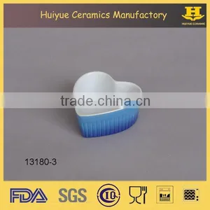 Ceramic Heart Shaped Baking Cups, Heart Shaped Cupcake Cups thumbnail-2