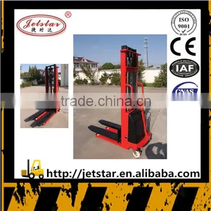 Mini Residential Structural Steel Semi Electric Forklift thumbnail-1