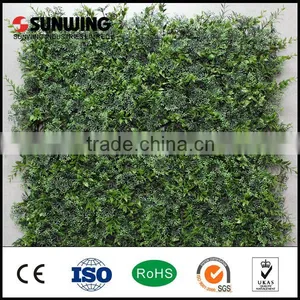 Green Plastic Artificial Vine Leaves Fence Covering thumbnail-3
