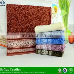 Customized 100% Cotton 21s Yarn Jacquard Towel Bar Towel Bath Towel thumbnail-5