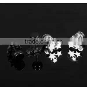 2016 Hotlife Wholesale Men's Accessories Latest Simple Style Group Star Stud Earring thumbnail-3