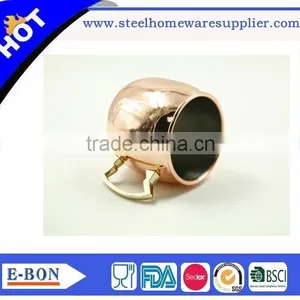 Hot Sale 16oz Manufacturer Moscow Mule Copper Solid Mug Quality Choice thumbnail-4
