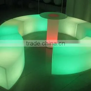 Commercial Led Circled Glowing Light Chair Led Furniture Led Table Led Chair General Use and No Folded Led Chair thumbnail-3