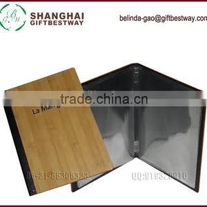New Style Restaurant Wooden Menu Cover thumbnail-1