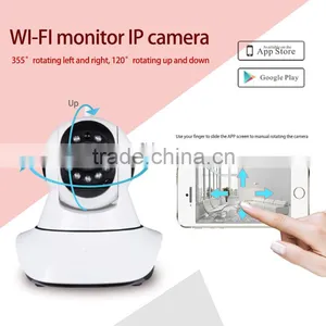 1 Megapiexls 720 P HD Intdoor Usage Wireless IP Camera Water Proof thumbnail-3