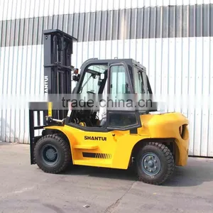 Japan ISUZU 6BG1 Engine Forklift Truck 7 Ton With Cabin thumbnail-1