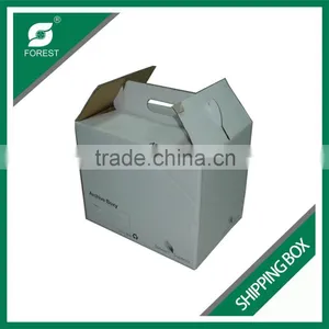 CUSTOMIZED MADE SHIPPING BOX FOR ARCHIVES 3 PLYS CARTON SHIPPING BOX WITH HANDLE thumbnail-6