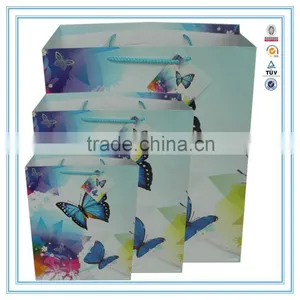 Excellent Quality Jewelry Drawstring Stain Paper Gift Bags thumbnail-2