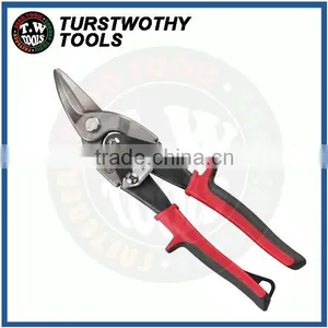 ANSI DIN Cr-MO Drop Forged Color TPR Handle Aviation Left Tin Snips thumbnail-1