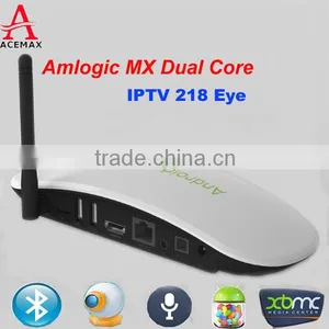 Android Tv Box With Website Camera Amlogic 8726 MX Dual Core SKYPE CAMERA SMART TV Webcam Mini pc thumbnail-1