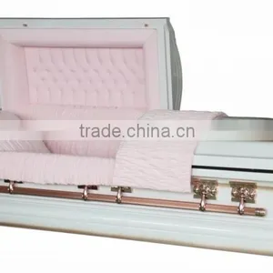 Stainless Steel Copper White Casket& Coffin Nantong Millionaire thumbnail-1