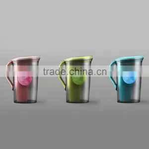 Wholease Plastic Pitcher With Lid for Juice Milk Water Fruit Tea Quality Choice thumbnail-4