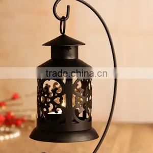 European Classical Metal Candle Holder, Hanging Iron Candlestick for Home Decoration thumbnail-3