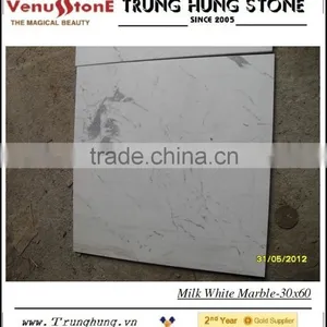 Vietnam Milky White Marble 30x60 thumbnail-3