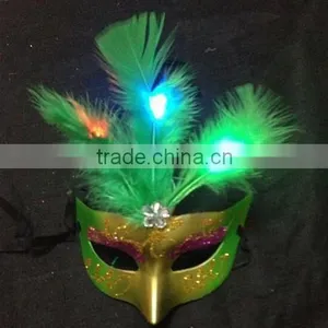Cosplay Light up Mask Terrrible Ghost 3d Embossed Led Light Mask Light up Mask thumbnail-3