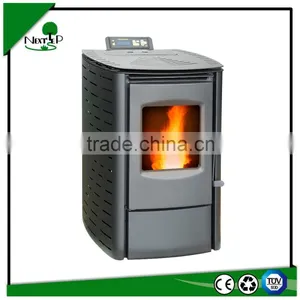 Home Using Small Wood Pellet Stove With Remote Control 6KW thumbnail-2