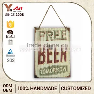 Custom Color Home Decoration Hanging Wall Sign Home Decor Crafts thumbnail-1