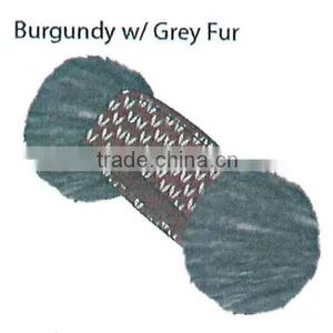 Fashion Winter Promotional Customized Jacquard Acrylic Knitted Headband Collection With Faux Fur Earmuff's thumbnail-6