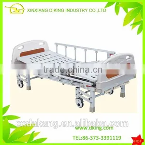 Electric Folding Metal Hospital Bed With Wheels thumbnail-1