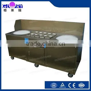 Multi-functional Commercial Flat Pan Fried Ice Cream Machine thumbnail-1