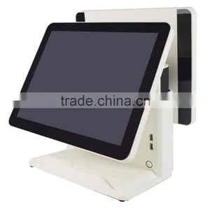 2015 New Modern Pos System Machine Touch Dual Screen Pos Systems Tablet White IZP010 thumbnail-2