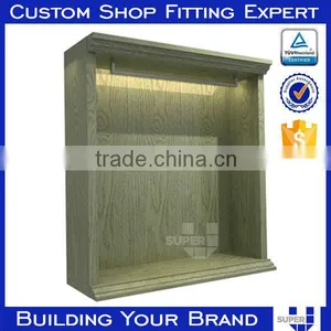 Tailor Made Spray Paint MDF Wood Shelf for Shop With LED Lighting thumbnail-3