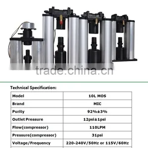 Most Stable PAS Oxygen Generator 1MOS Sieve System thumbnail-6