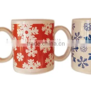 Ceramic Mug With Snowflake thumbnail-1