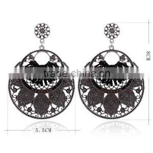 2016 New Arrival Summer Beach Party Earring Beaded Hoop Earring for Girls thumbnail-3