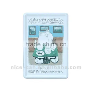 2016Newly Design Tin Cards Tin Sign Fridge Magnet Travel Lovely Promotional Gift thumbnail-1