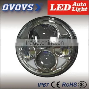 High Low Beam Led Headlight 50W 5.75'' Round Motorcycle Led Headlight for Har-ley Davi-dson Car Accessory thumbnail-3