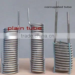 High Anti-corrosion Corrugated Titanium Tube Bending in Coil Can Used for Heat Exchanger Water Storage as Cooling or Heating thumbnail-1