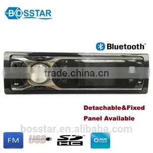 High Power Factory Price 1 Din Car Mp3 fm Radio Transmitter Usb Player With SD TF MMC Slot Aux in Interface thumbnail-1