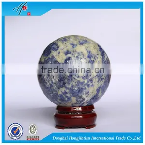 HJT Nature Sodalite Crystal Ball Personalized Quartz Sphere thumbnail-3