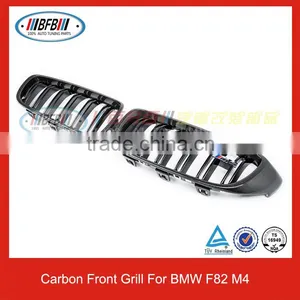 FOR BMW M3 M4 Front Grills Carbon Fiber & ABS Materials F80 F82 Car Grille thumbnail-6