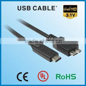 High Speed Usb Cable 2.0/3.0/3.1 With Micro-B Connector thumbnail-1