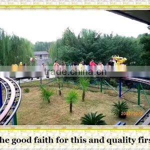 Factory Direct Rides Cartoon Train Equipment Steel Sliding Dragon Roller Coaster Rides thumbnail-2