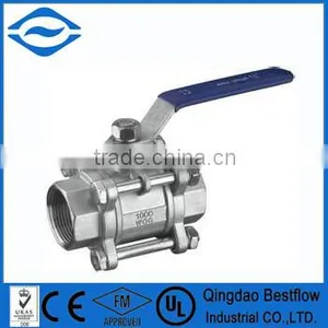 Stainless Steel Ss316 3pc Ball Valve thumbnail-1
