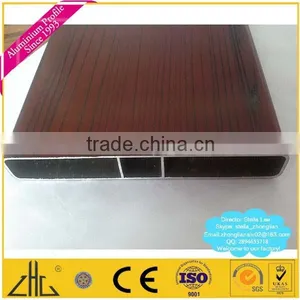 Wow!! 6063 Wood Grain Aluminium Fence Square Tube Profile Manufacturer, Wood Grain Aluminium Panels , Wood Grain Aluminium Slats thumbnail-1