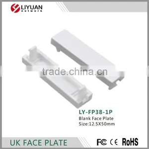 LY-FP38-1P Network Cable Faceplate RJ45 Blank Face Plate thumbnail-1