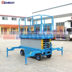 Pull Around Single Person Hydraulic Lifts Elevator for Aerial Working thumbnail-1