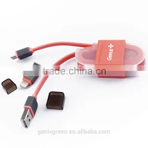 2015 Best Android and IOS Phone Flat Cord Wire Accessories Charger and Data Cable Hot Selling Flat Usb Cable thumbnail-6