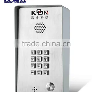 Access Control Doorphone Weatherproof Telephones Stainless Vandal Resistantentrance Guard KNZD-43 thumbnail-2