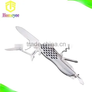 11pcs Peanut Shape Steel Handle Multi-function Pocket Knife Gift Knife thumbnail-3