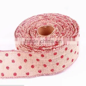 Fashion Natural Burlap Ribbon Wholesale ,diversity Burlap Ribbon Hot Selling thumbnail-1